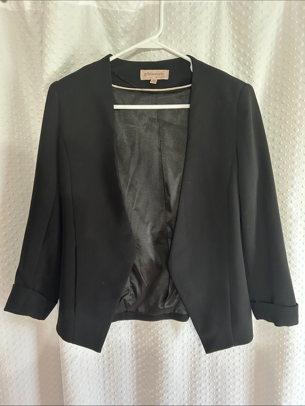 Philosophy Black Blazer XS
